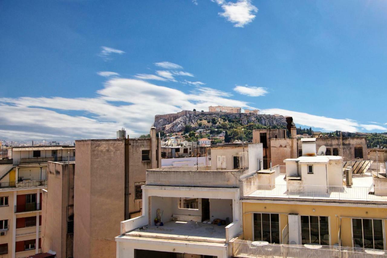 Topfloor Stylish Apartment With Acropolis View! Athen Eksteriør billede